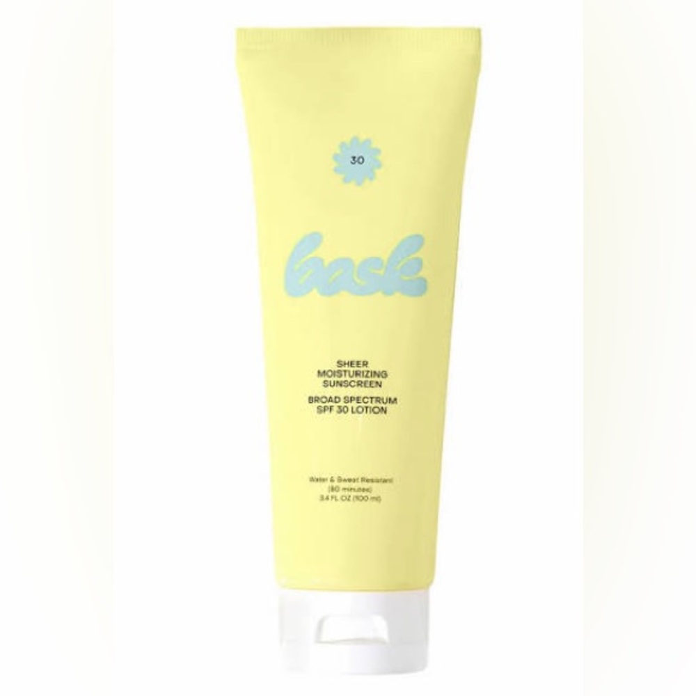 NIB Bask Sheer Moisturizing SPF 30 Lotion - 100ml